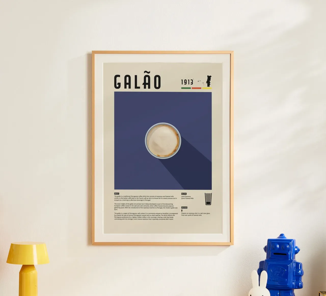 caffè galao poster da John C Labut