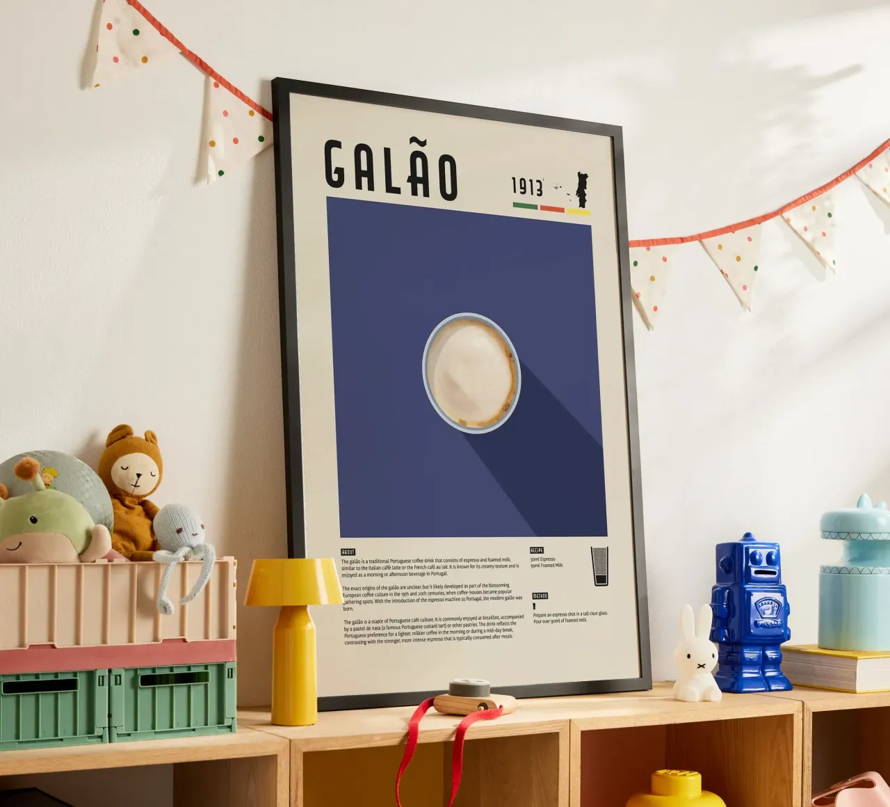 caffè galao poster da John C Labut