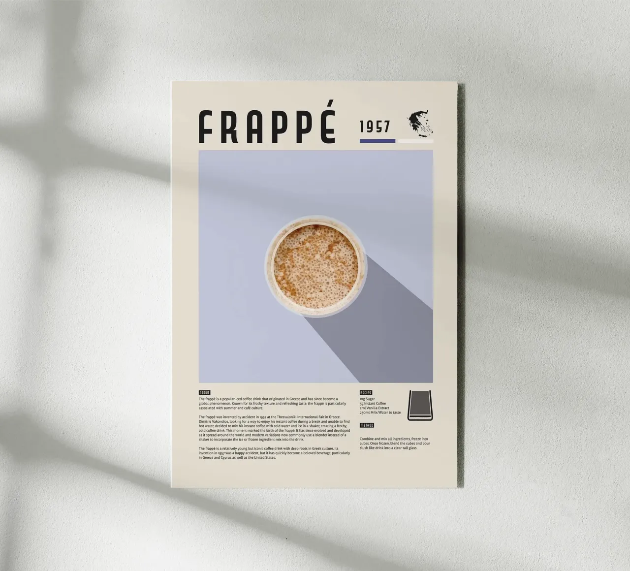 caffè freddo frappé alluminio dibond da John C Labut