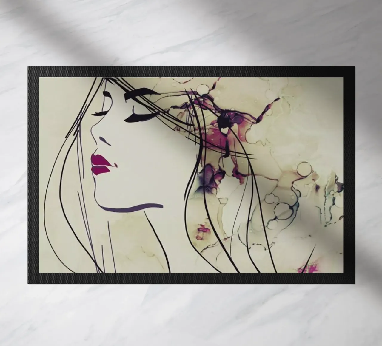 Ladylike doormat by Sabrina Ziegenhorn