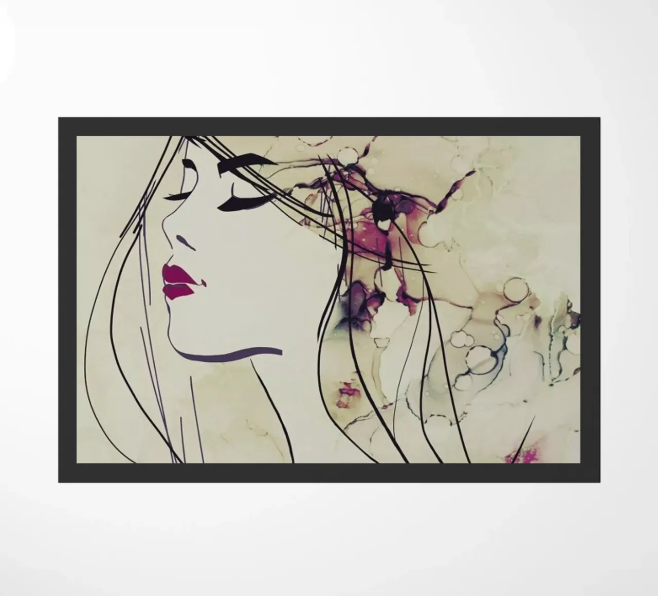 Ladylike doormat by Sabrina Ziegenhorn