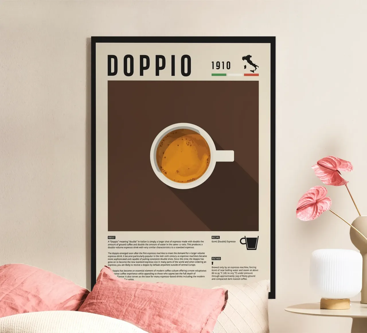 doppelter Kaffee Acryl-Glas von John C Labut