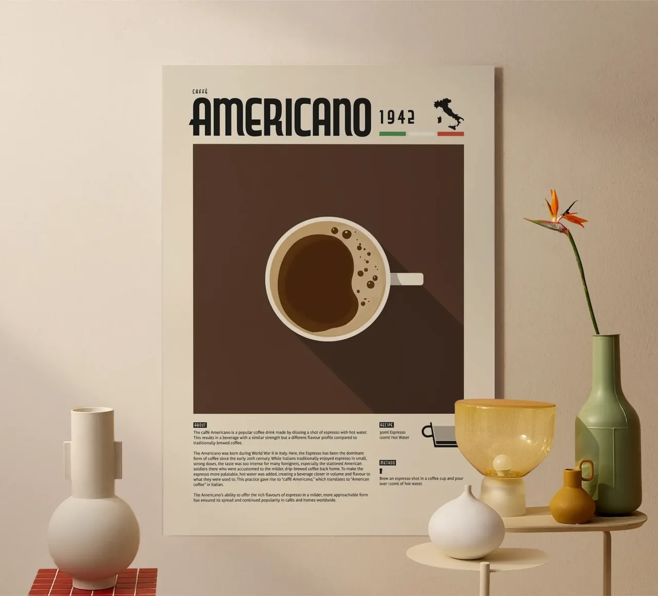 caffè americano plexiglass da John C Labut