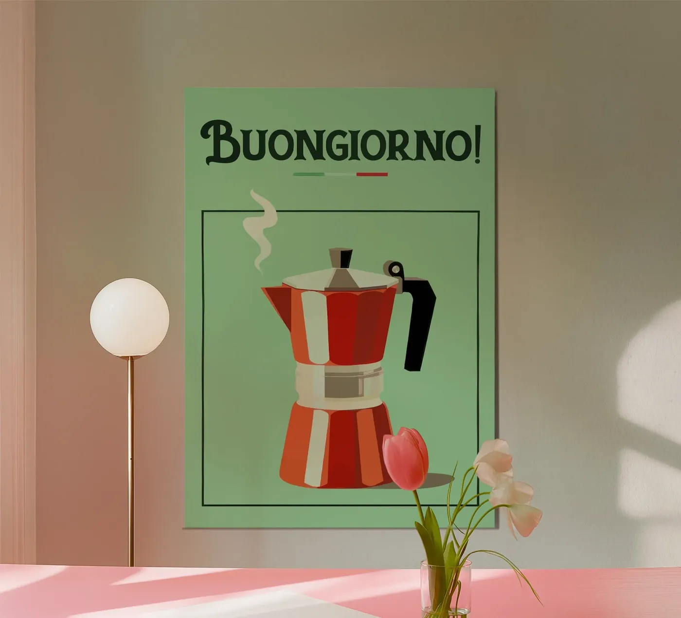 retro coffee poster poster da John C Labut