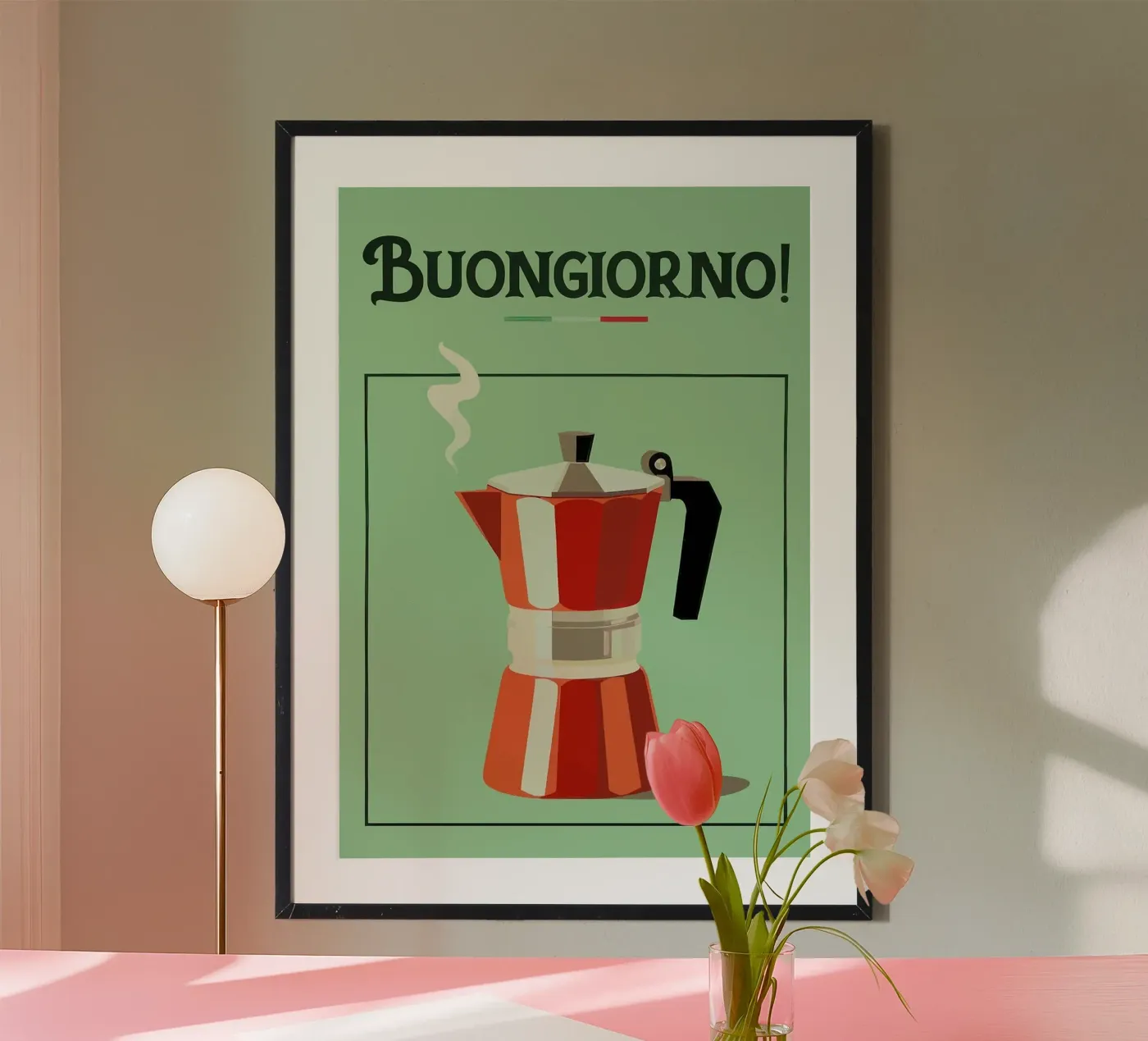 retro coffee poster poster da John C Labut