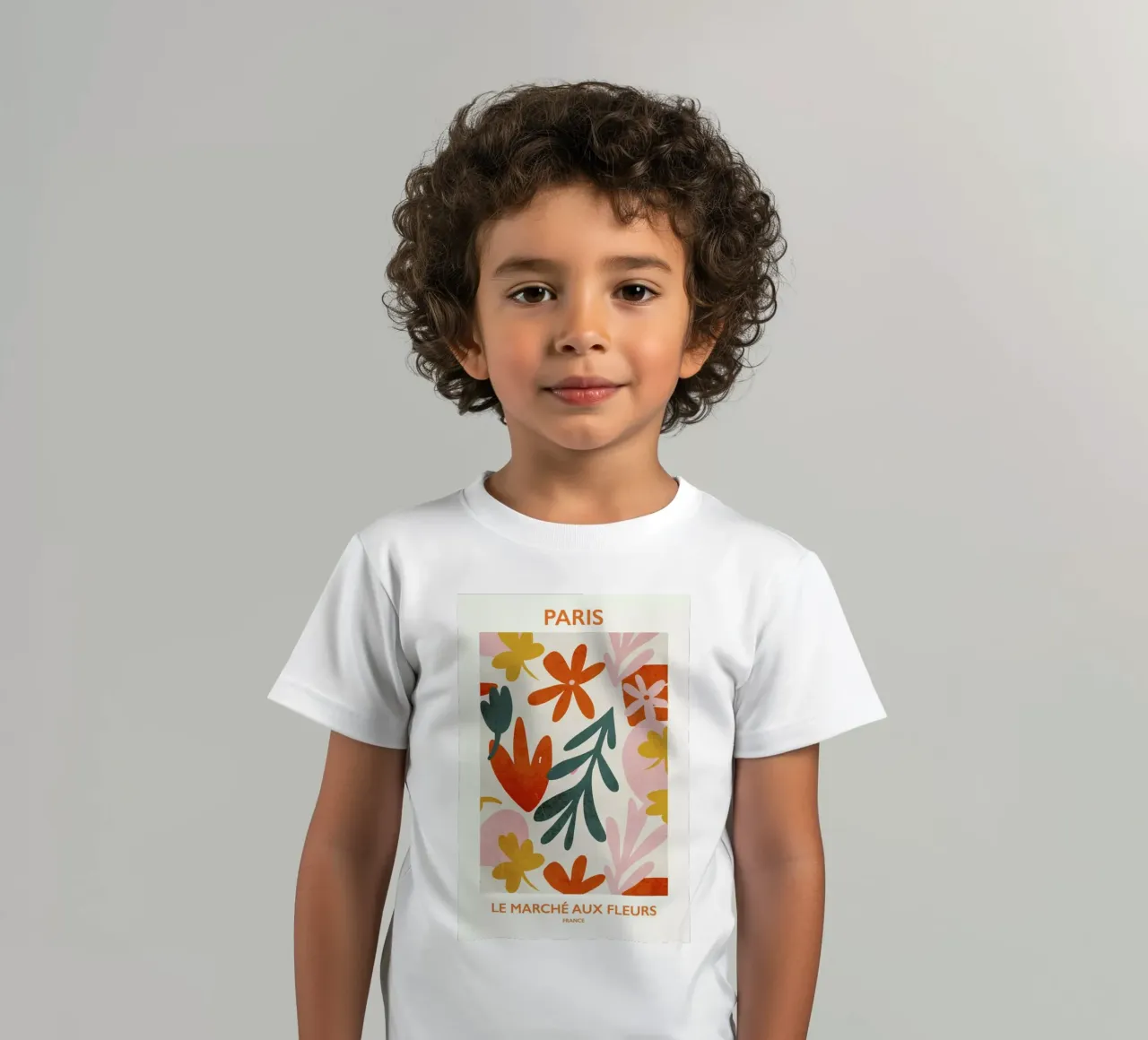Le Marché aux Fleurs II kids t-shirt by Pure