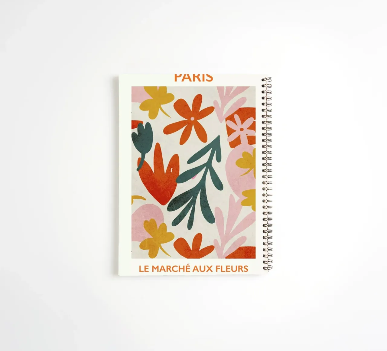 Le Marché aux Fleurs II spiral notebook by Pure