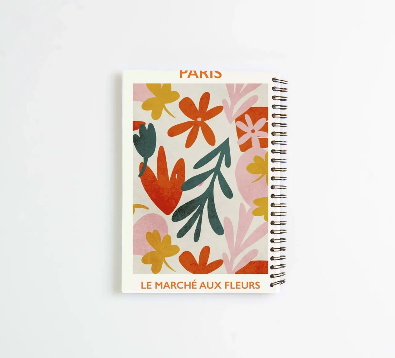 Le Marché aux Fleurs II spiral notebook by Pure