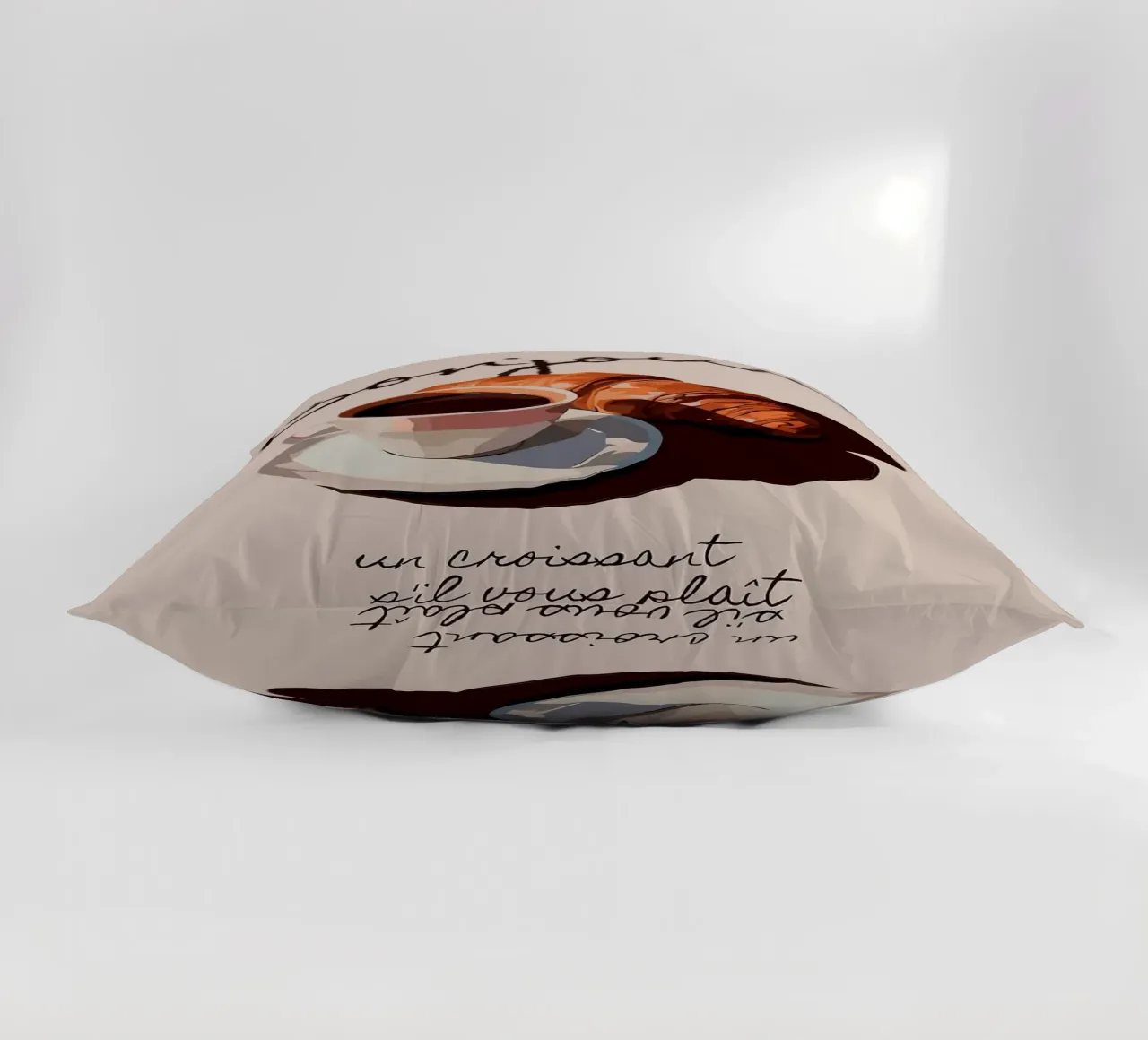 coffee cup decorative cushion by John C Labut