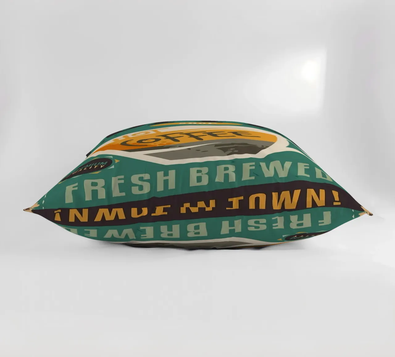 coffee cup decorative cushion by John C Labut