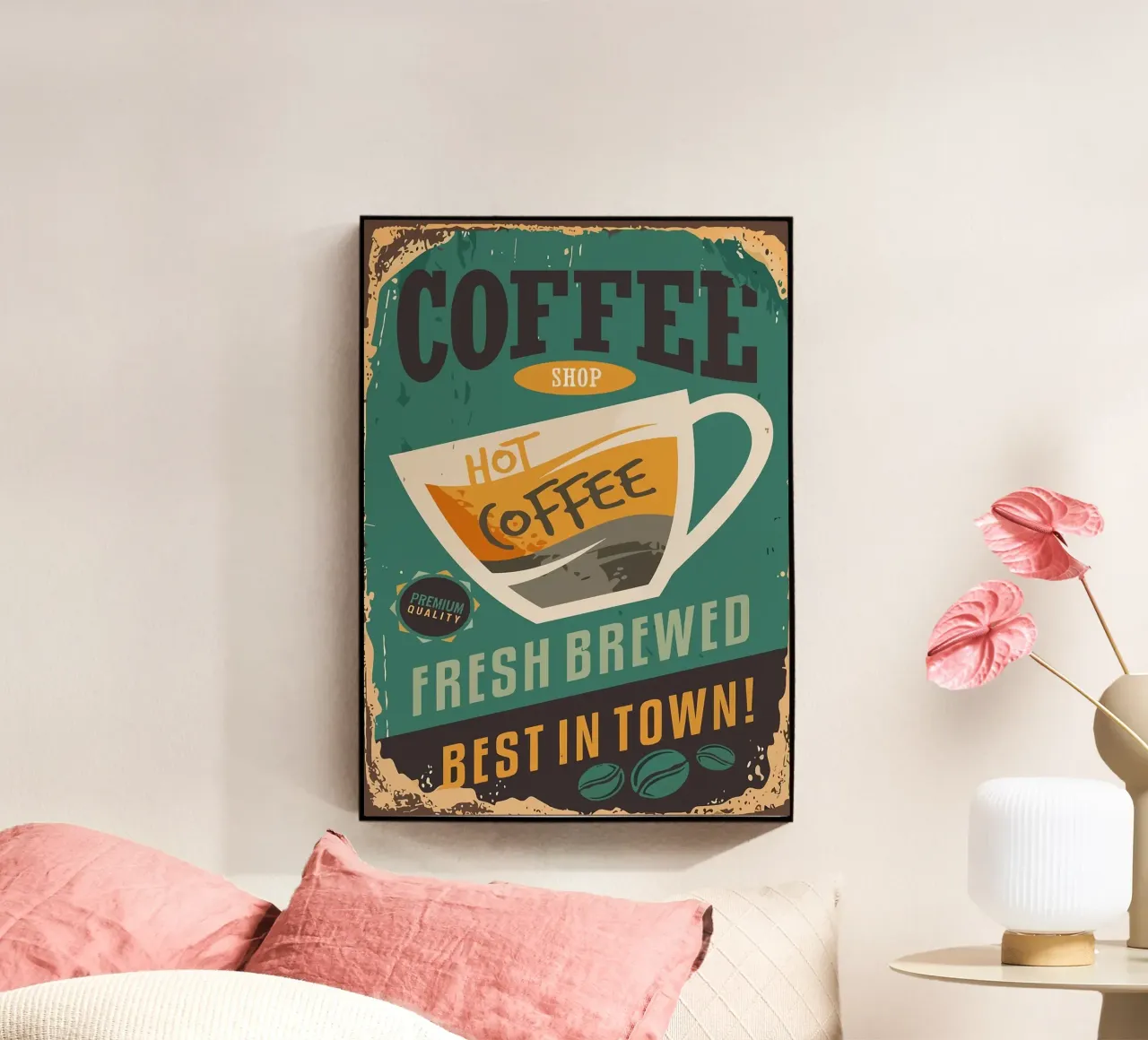 koffiekopje acryl van John C Labut