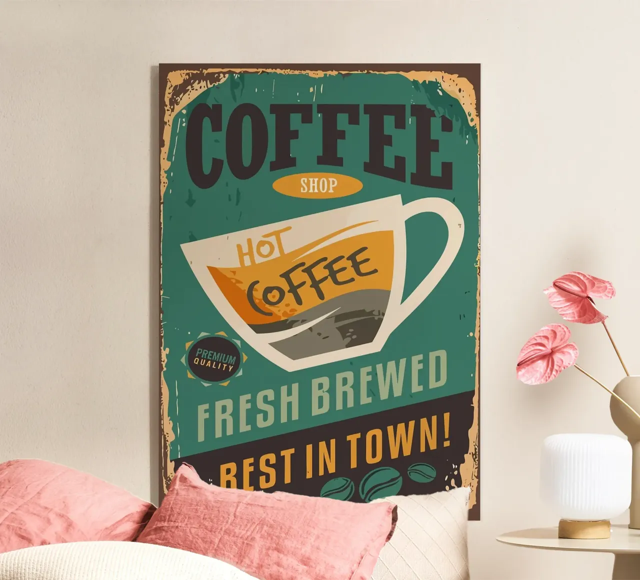 koffiekopje acryl van John C Labut