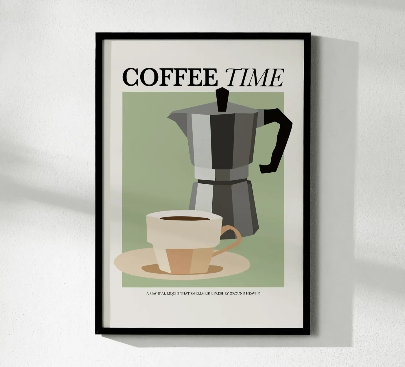 coffee cup poster da John C Labut