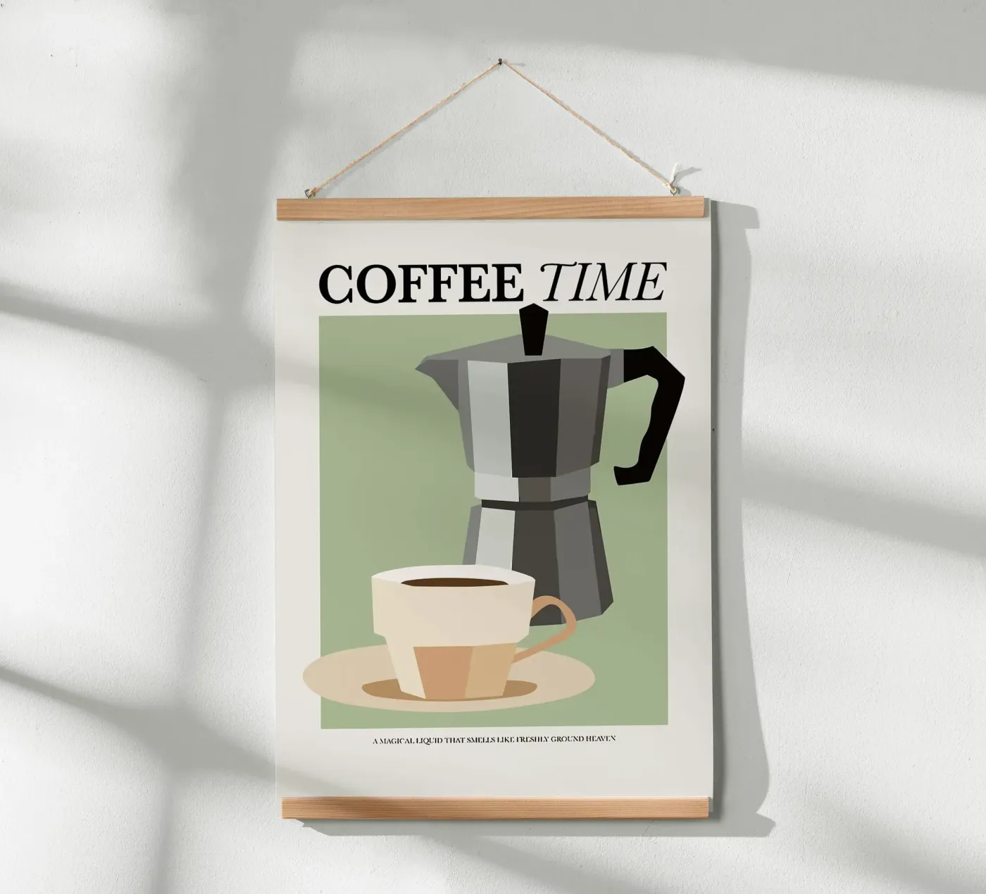 coffee cup poster da John C Labut