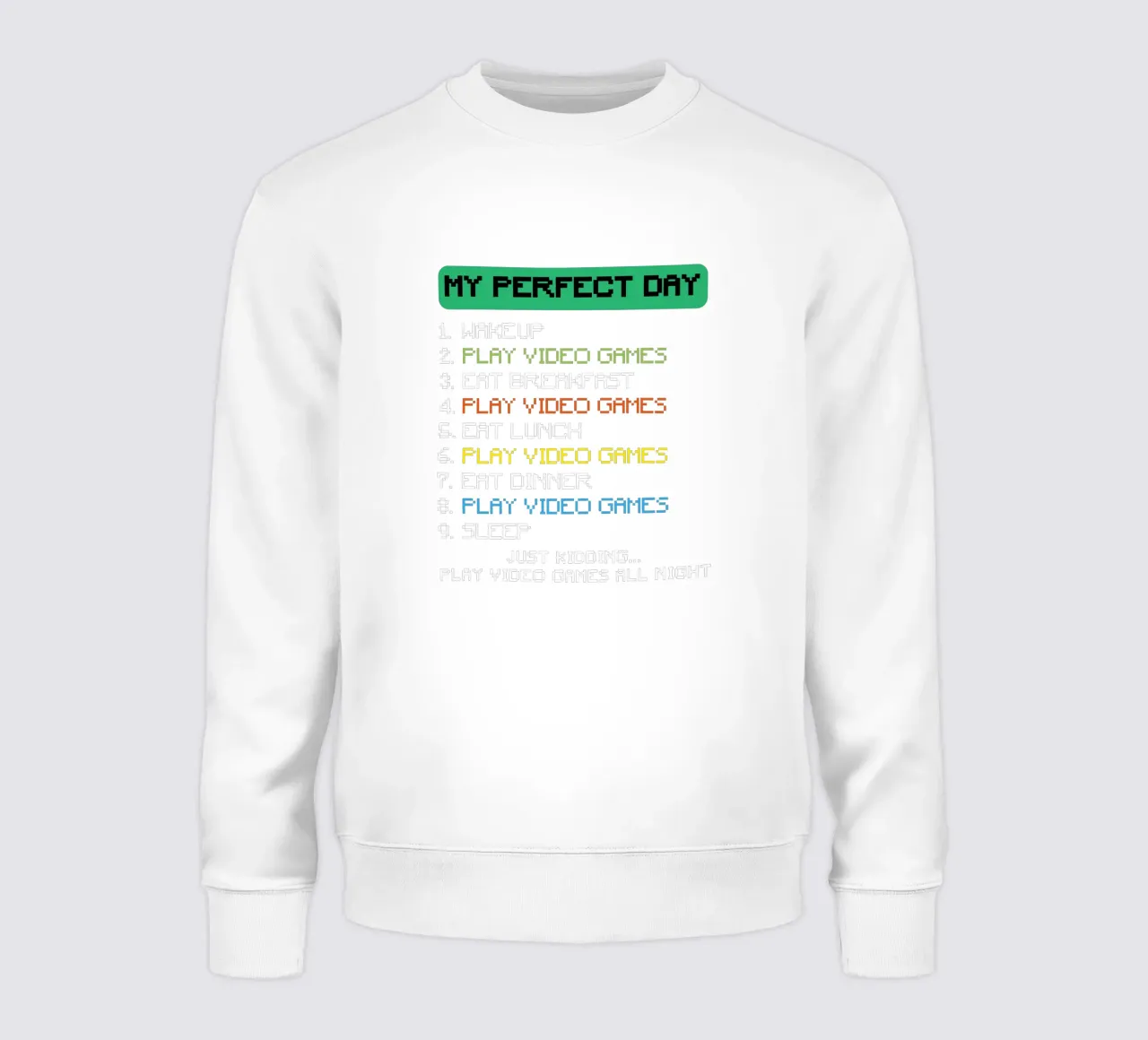 Daily schedule Sweatshirt von edsonramosart