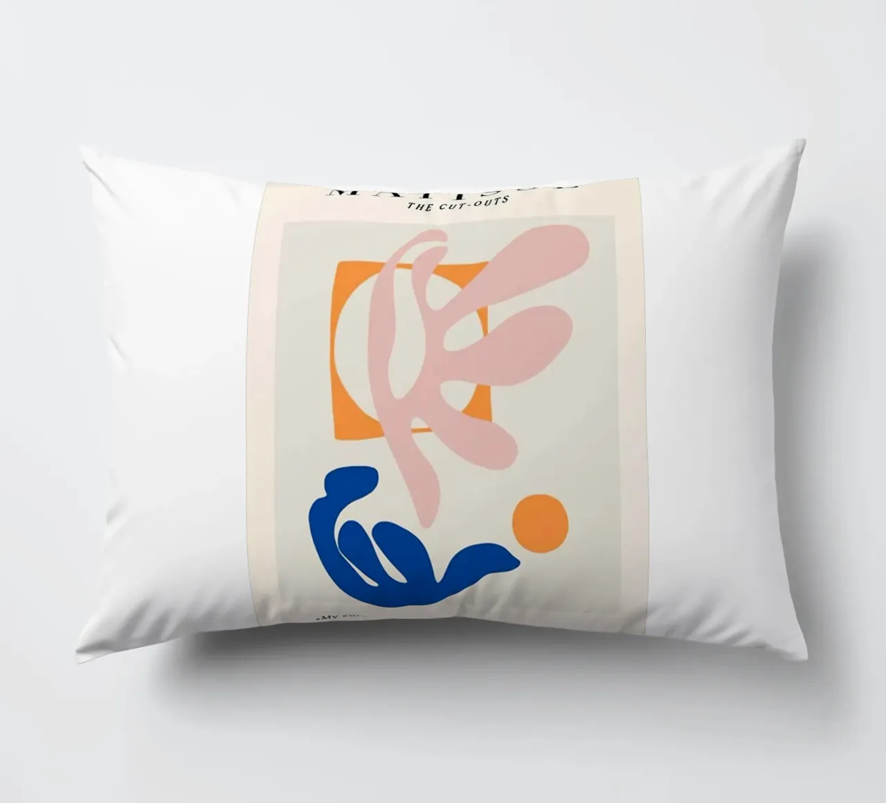 pezzi di forme astratte di matisse cuscino da sazkia art