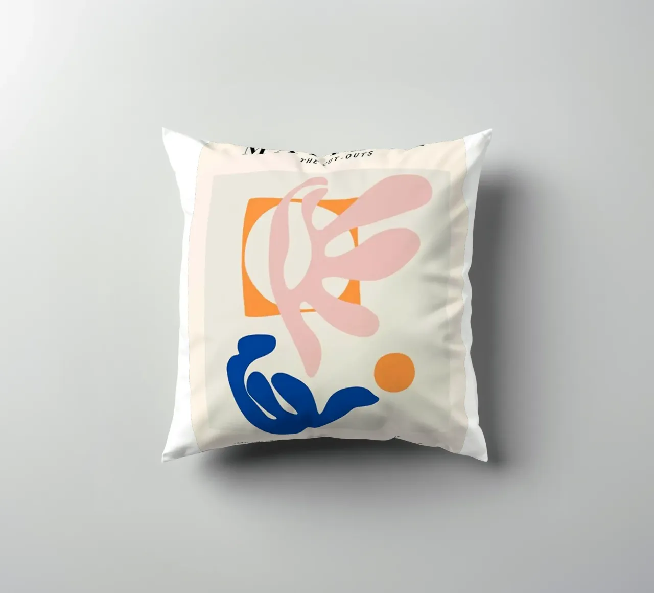 pezzi di forme astratte di matisse cuscino da sazkia art