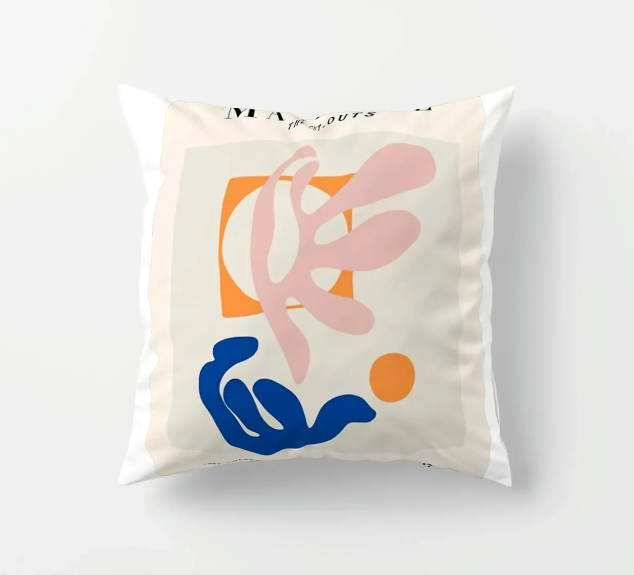 pezzi di forme astratte di matisse cuscino da sazkia art