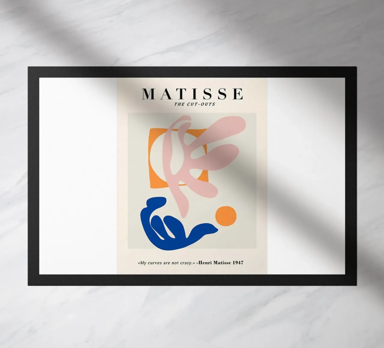 pezzi di forme astratte di matisse zerbino da sazkia art