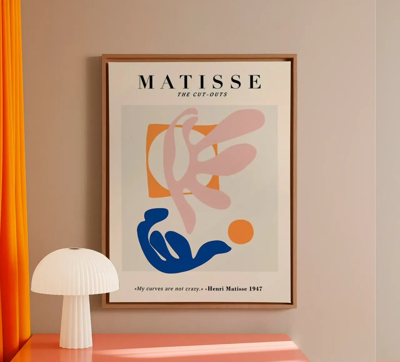 matisse-abstract shapes pieces toile avec Caisse américaine de sazkia art