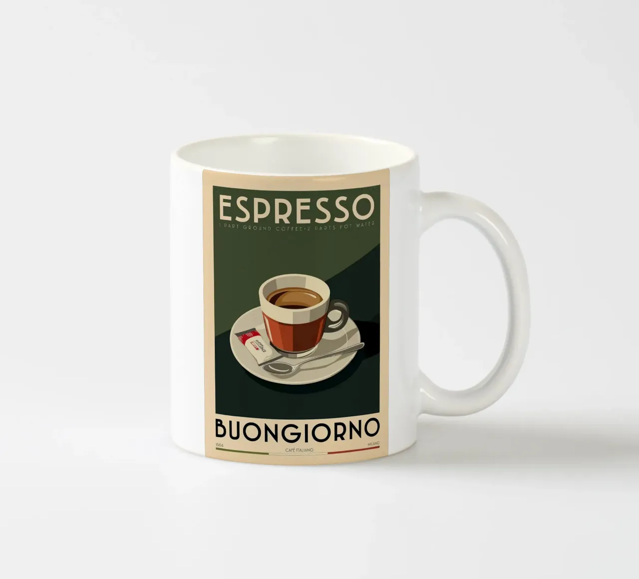 espresso coffee tazza in ceramica da John C Labut