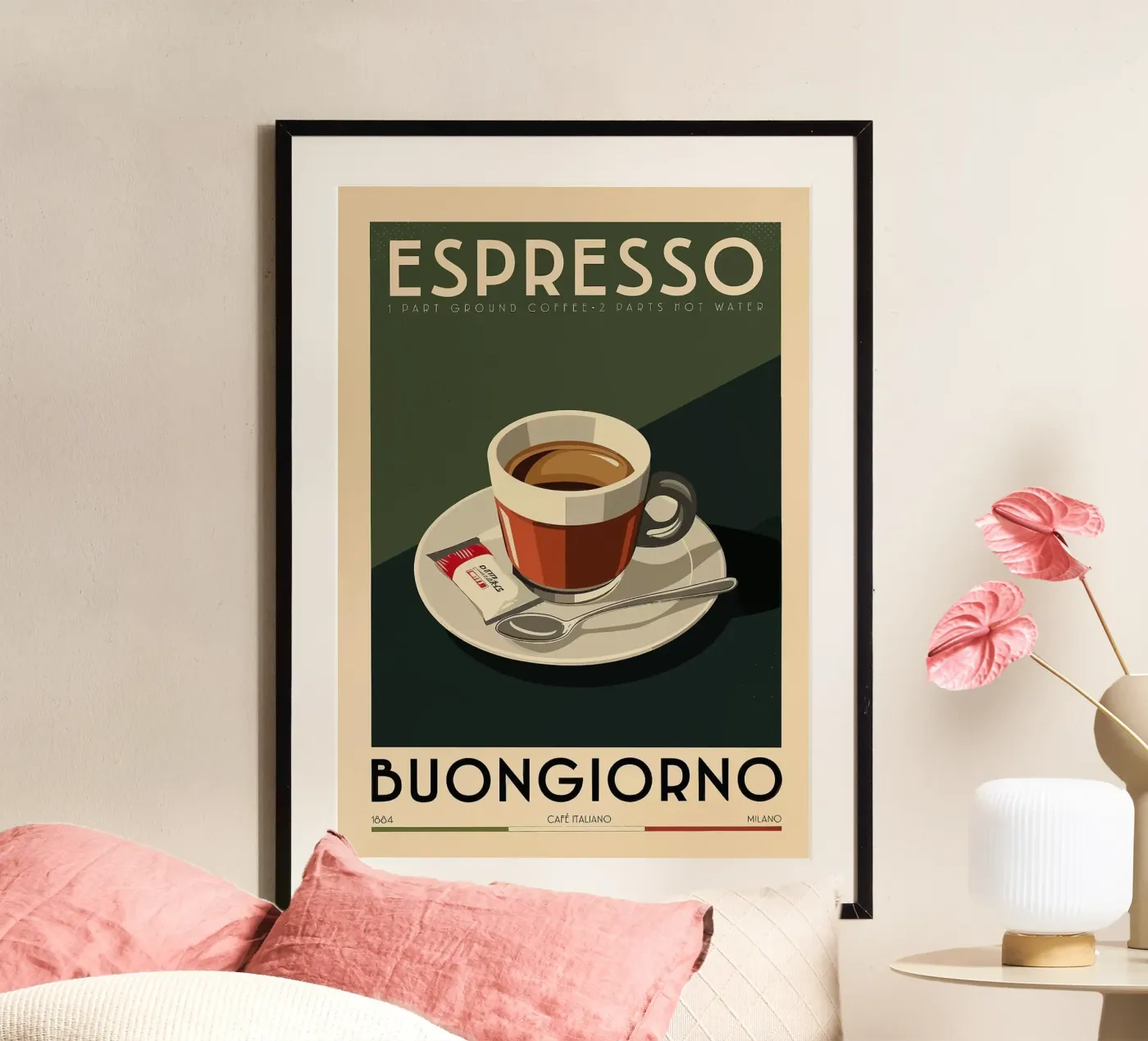 espresso coffee poster da John C Labut