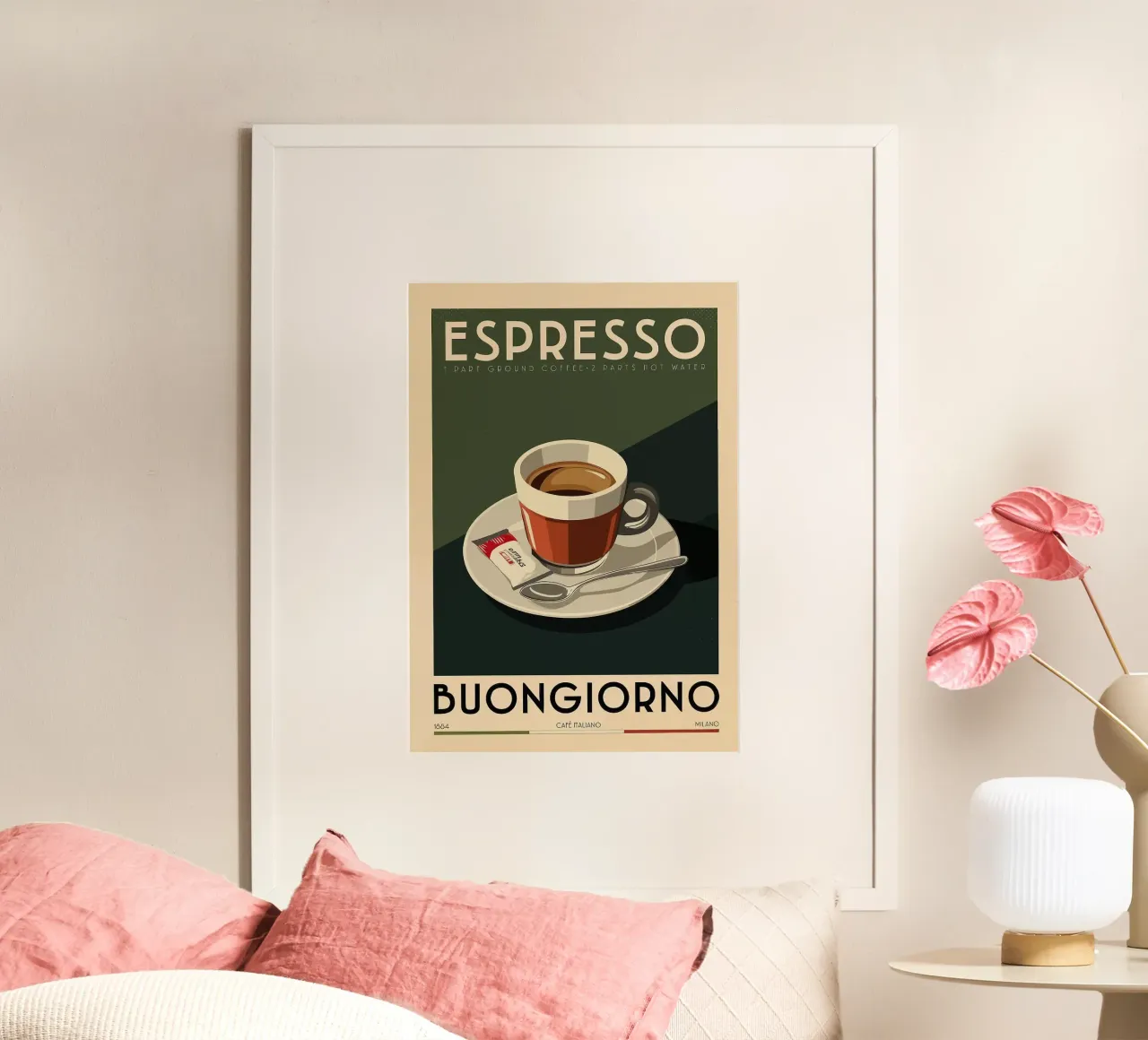 espresso coffee poster da John C Labut