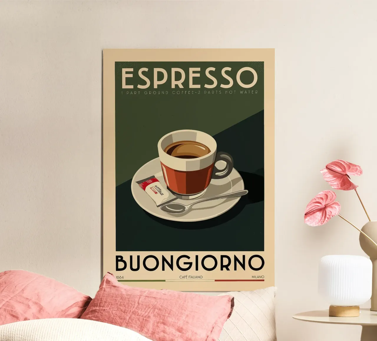espresso coffee poster da John C Labut