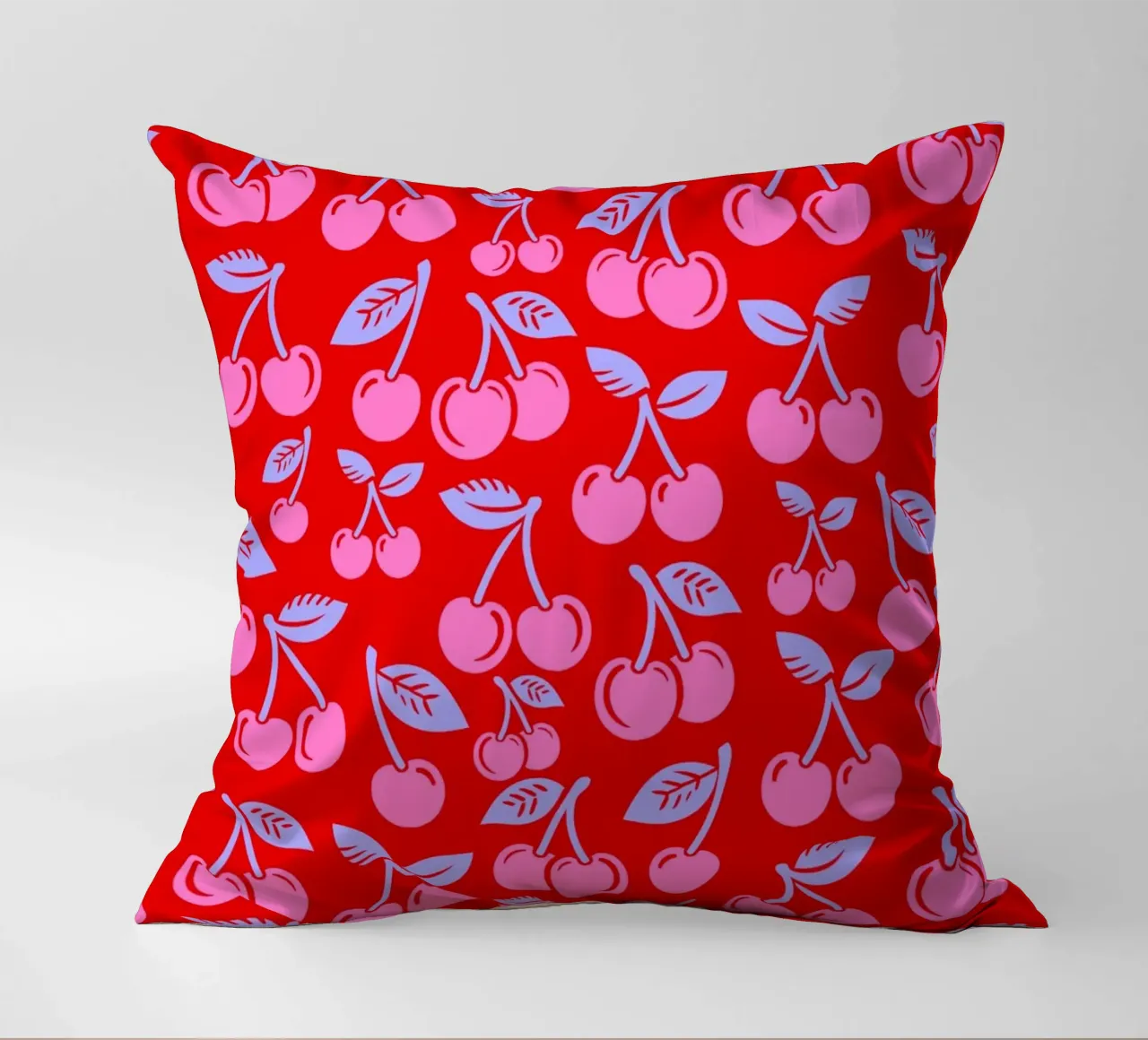 Ciliegie Rosso Blu e Rosa cuscino da SilverPegasus