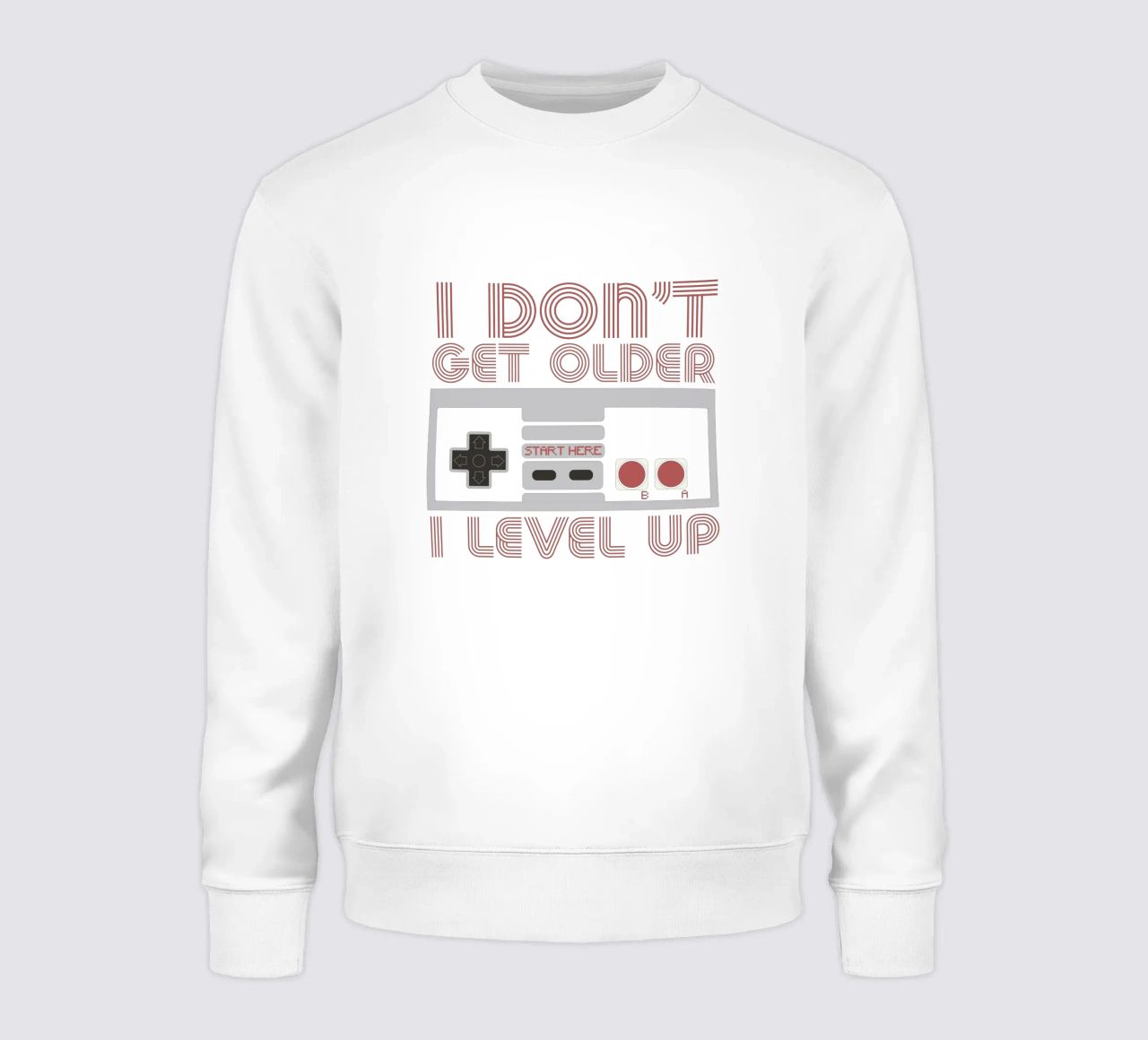 I don't get older, I level up felpa da edsonramosart