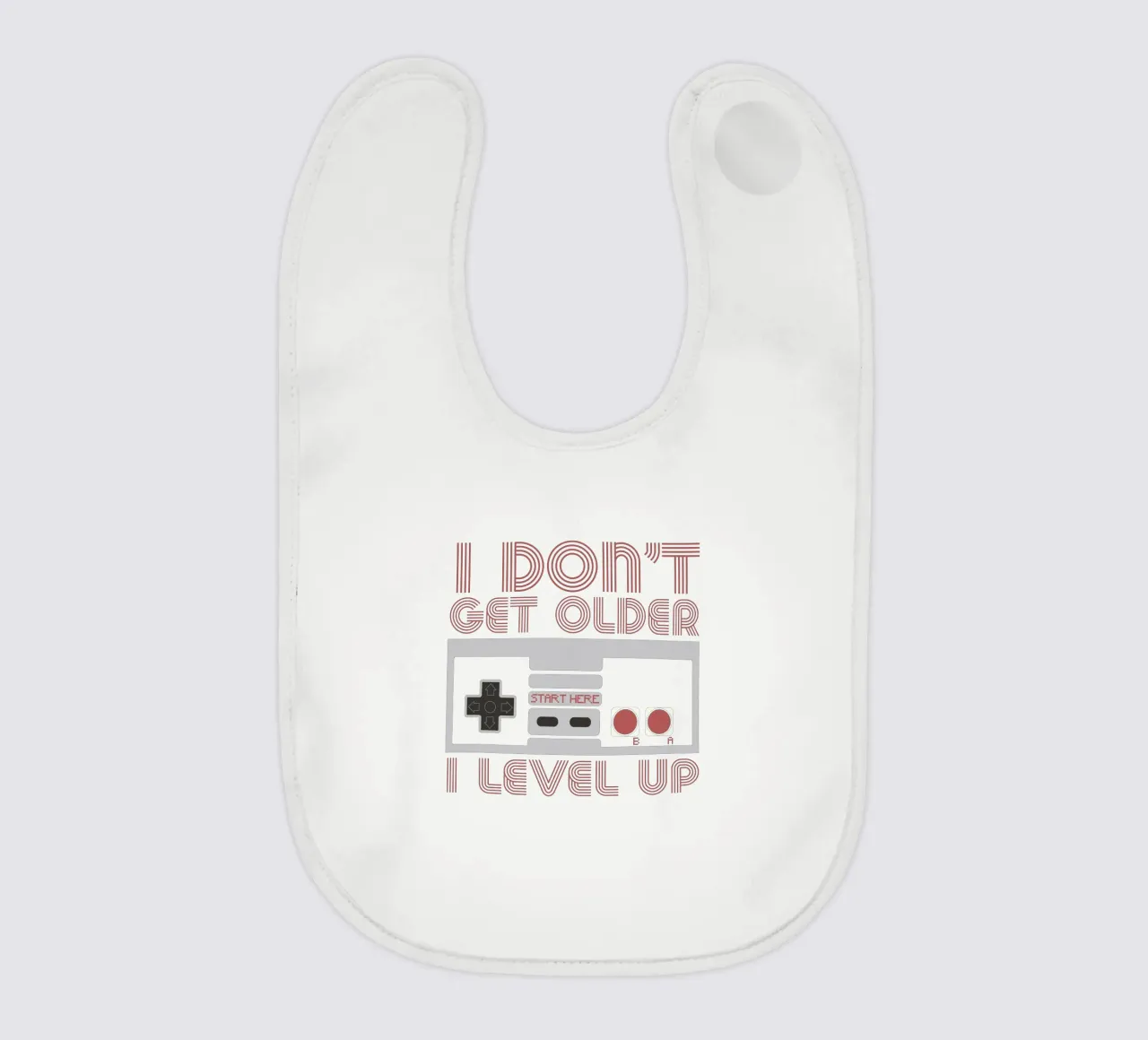 I don't get older, I level up bavaglino da edsonramosart