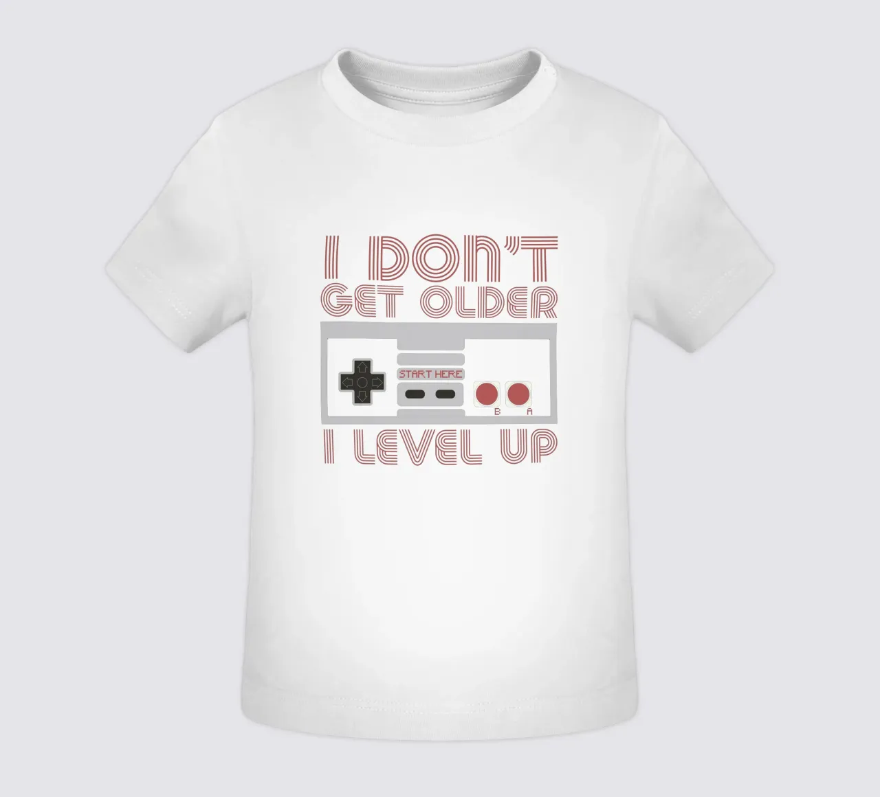 I don't get older, I level up maglietta neonato da edsonramosart