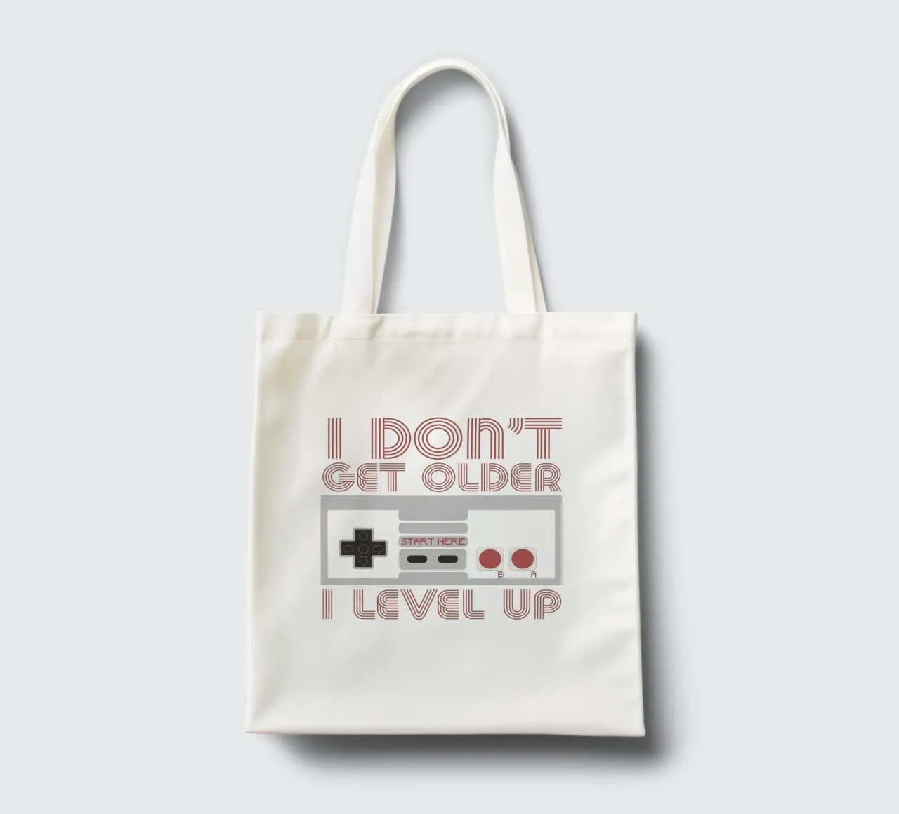 I don't get older, I level up borsa in juta da edsonramosart