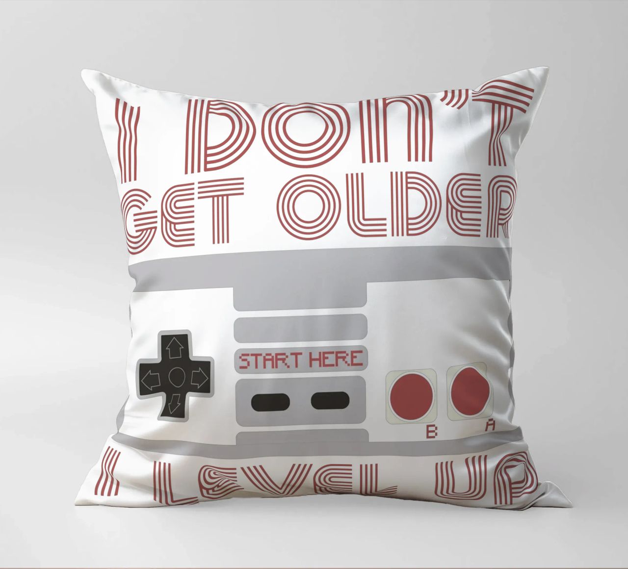I don't get older, I level up cuscino da edsonramosart