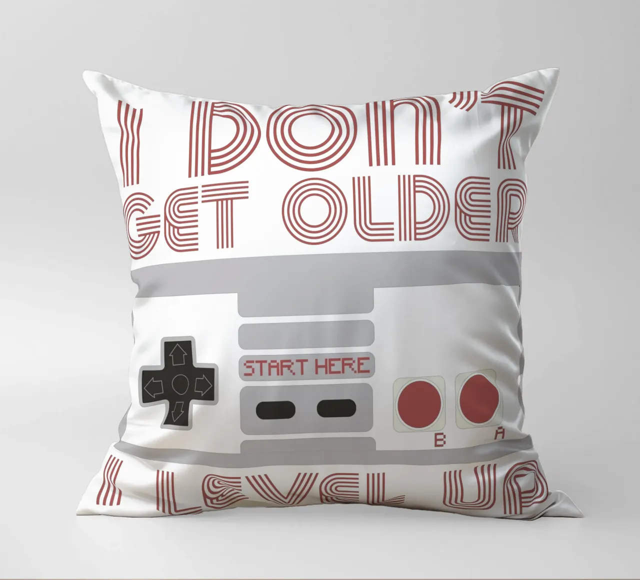 I don't get older, I level up cuscino da edsonramosart