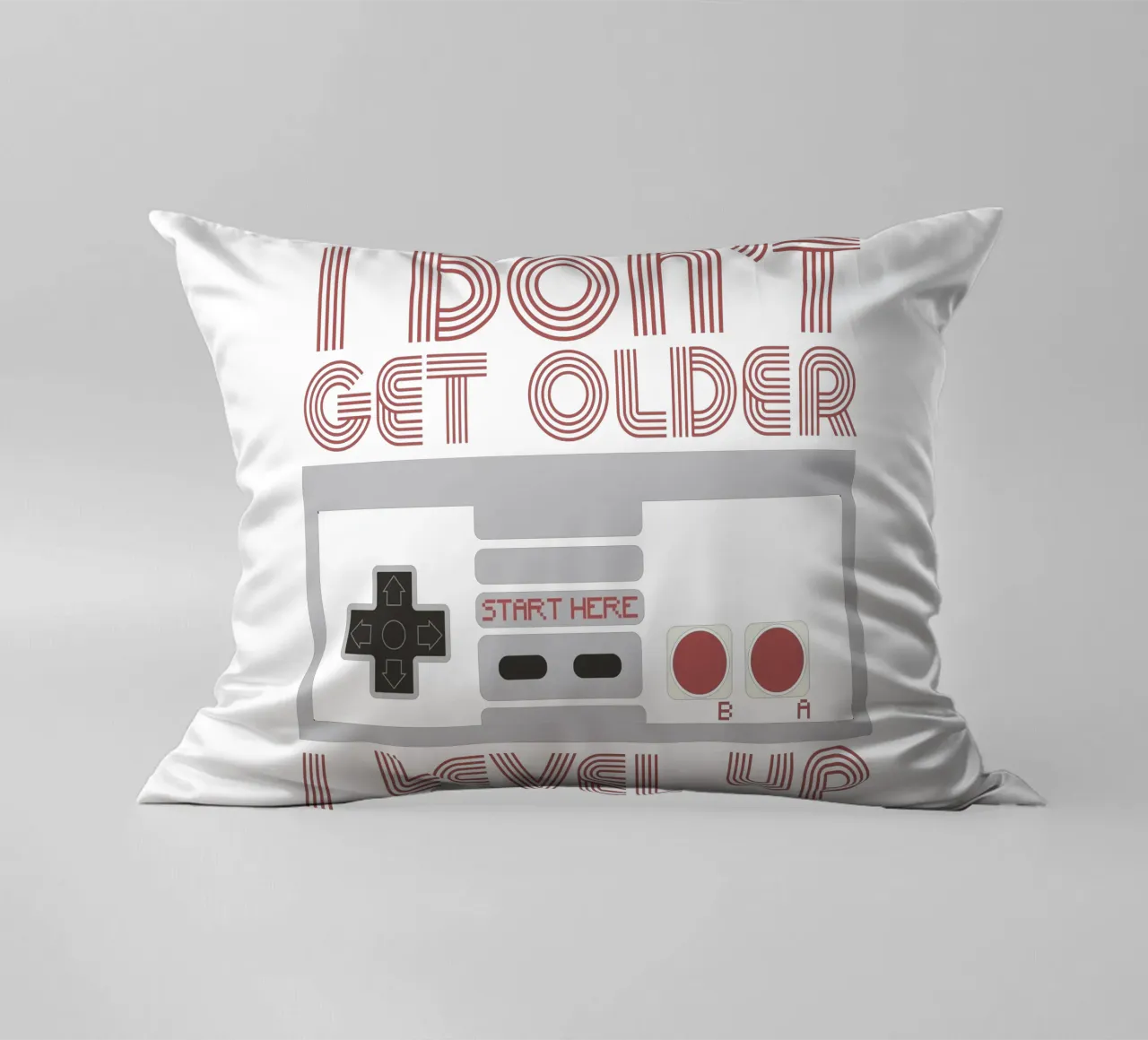 I don't get older, I level up cuscino da edsonramosart