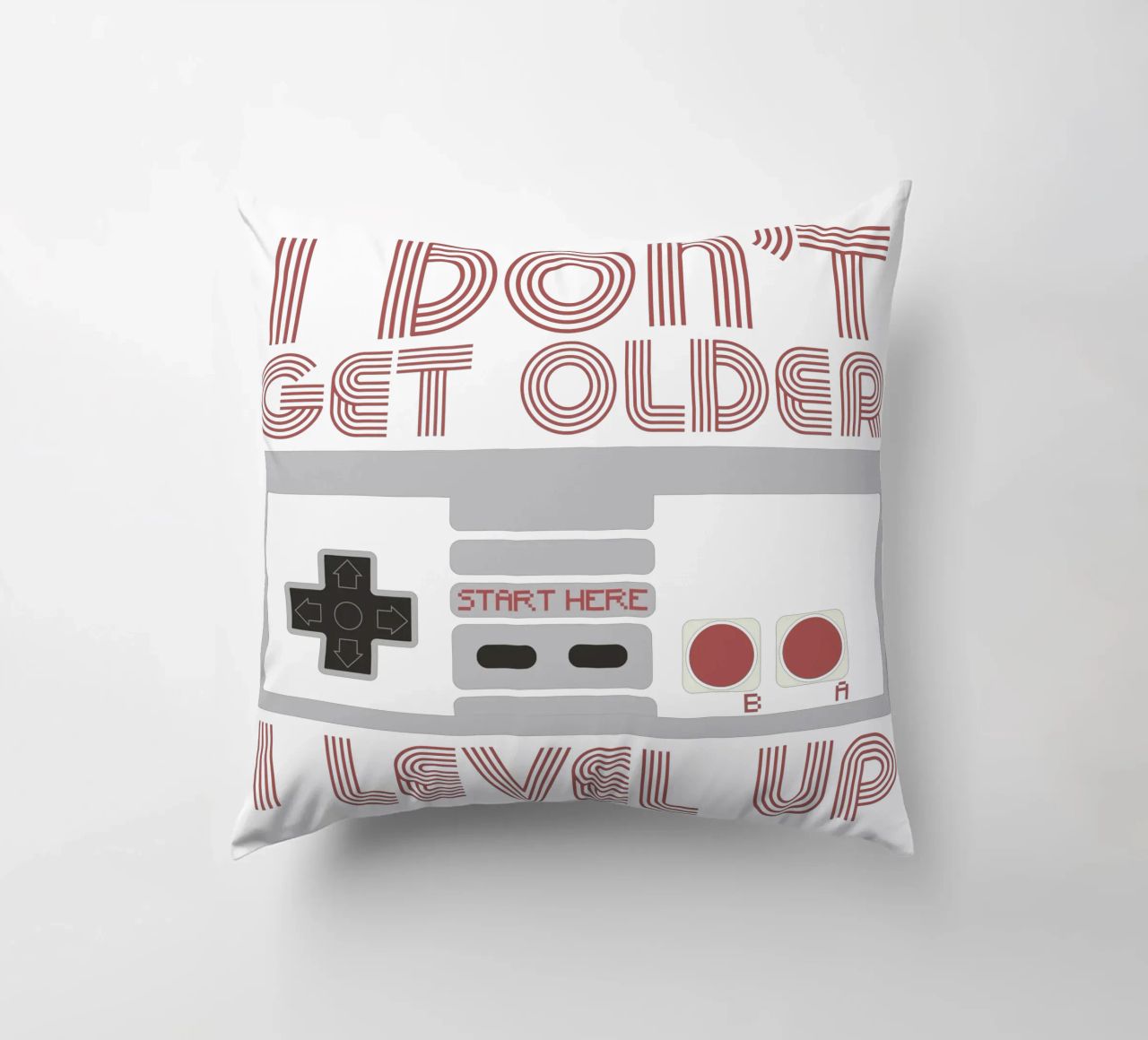 I don't get older, I level up cuscino da edsonramosart