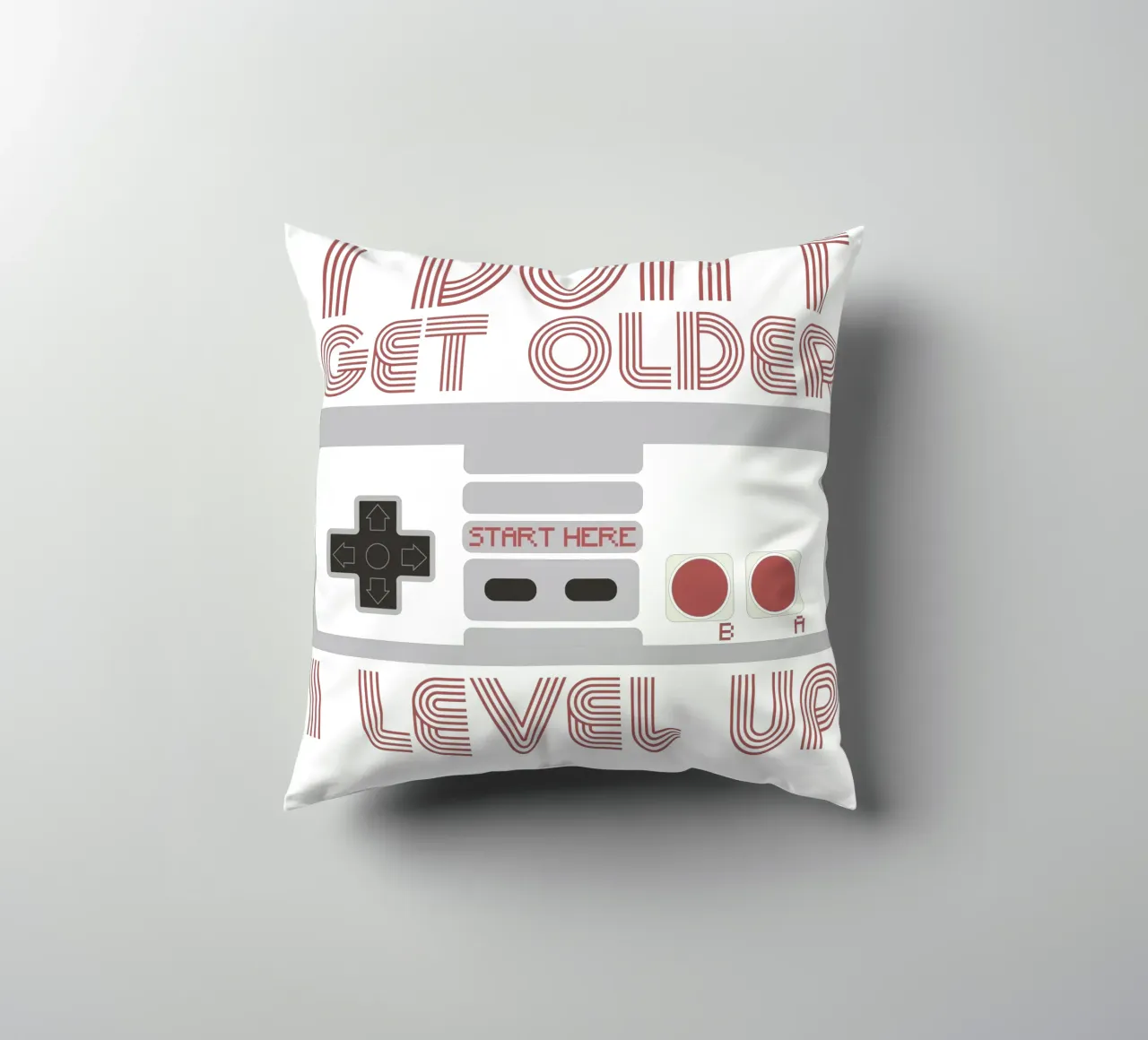I don't get older, I level up cuscino da edsonramosart