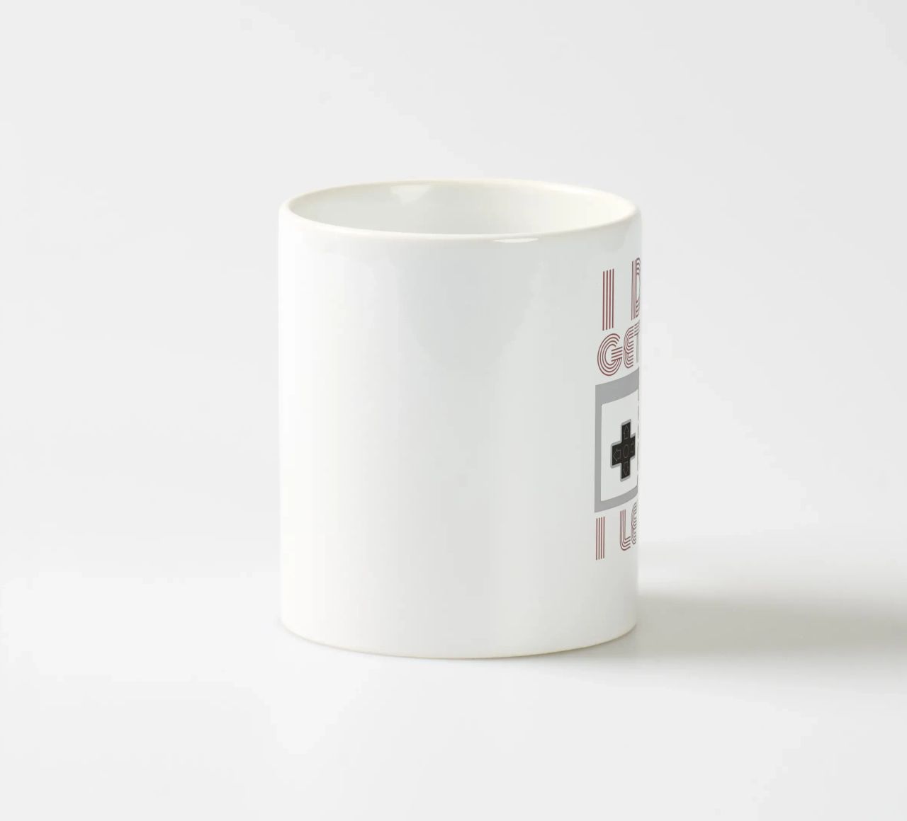 I don't get older, I level up tazza in ceramica da edsonramosart