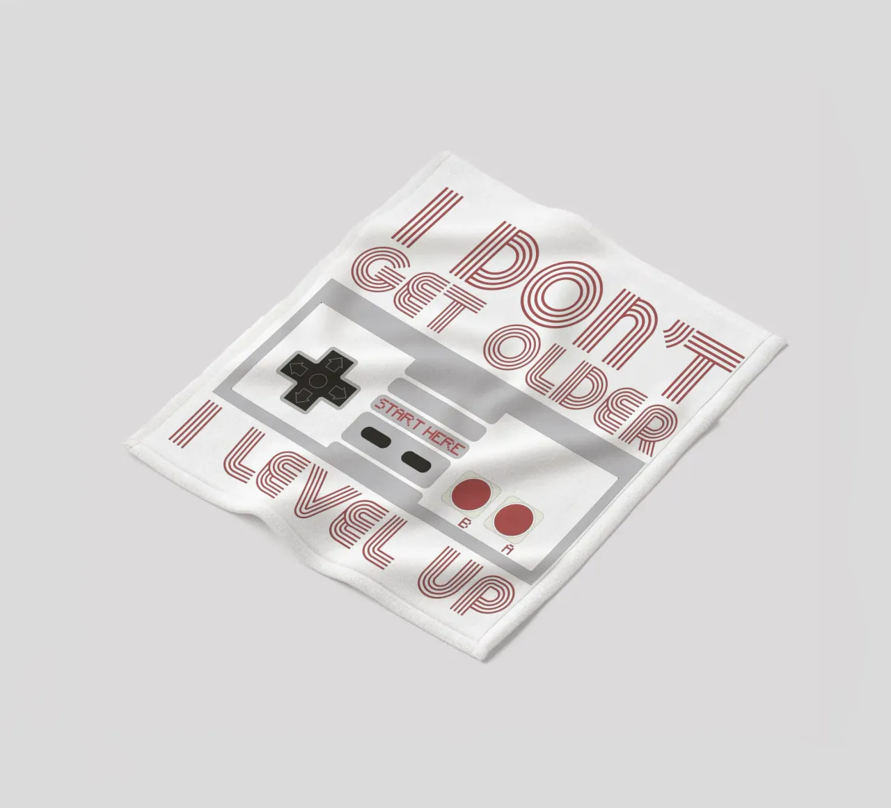 I don't get older, I level up coperta in pile da edsonramosart