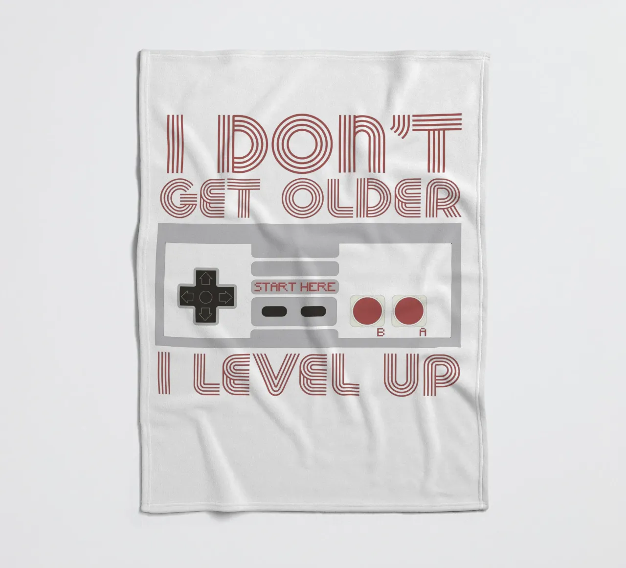 I don't get older, I level up coperta in pile da edsonramosart