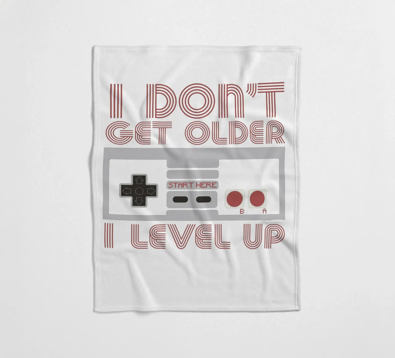 I don't get older, I level up coperta in pile da edsonramosart