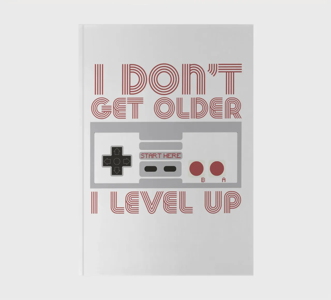 I don't get older, I level up notitieboek van edsonramosart