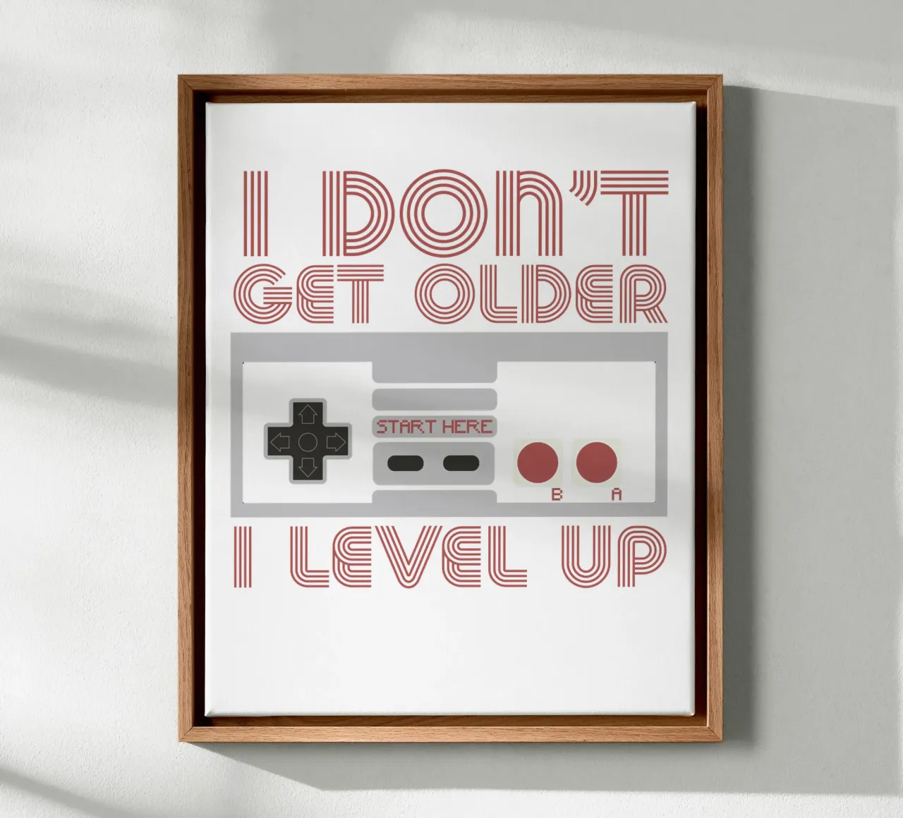 I don't get older, I level up canvas van edsonramosart