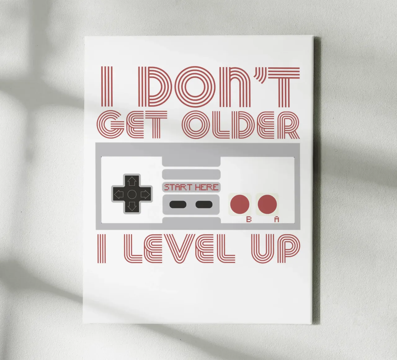 I don't get older, I level up canvas van edsonramosart