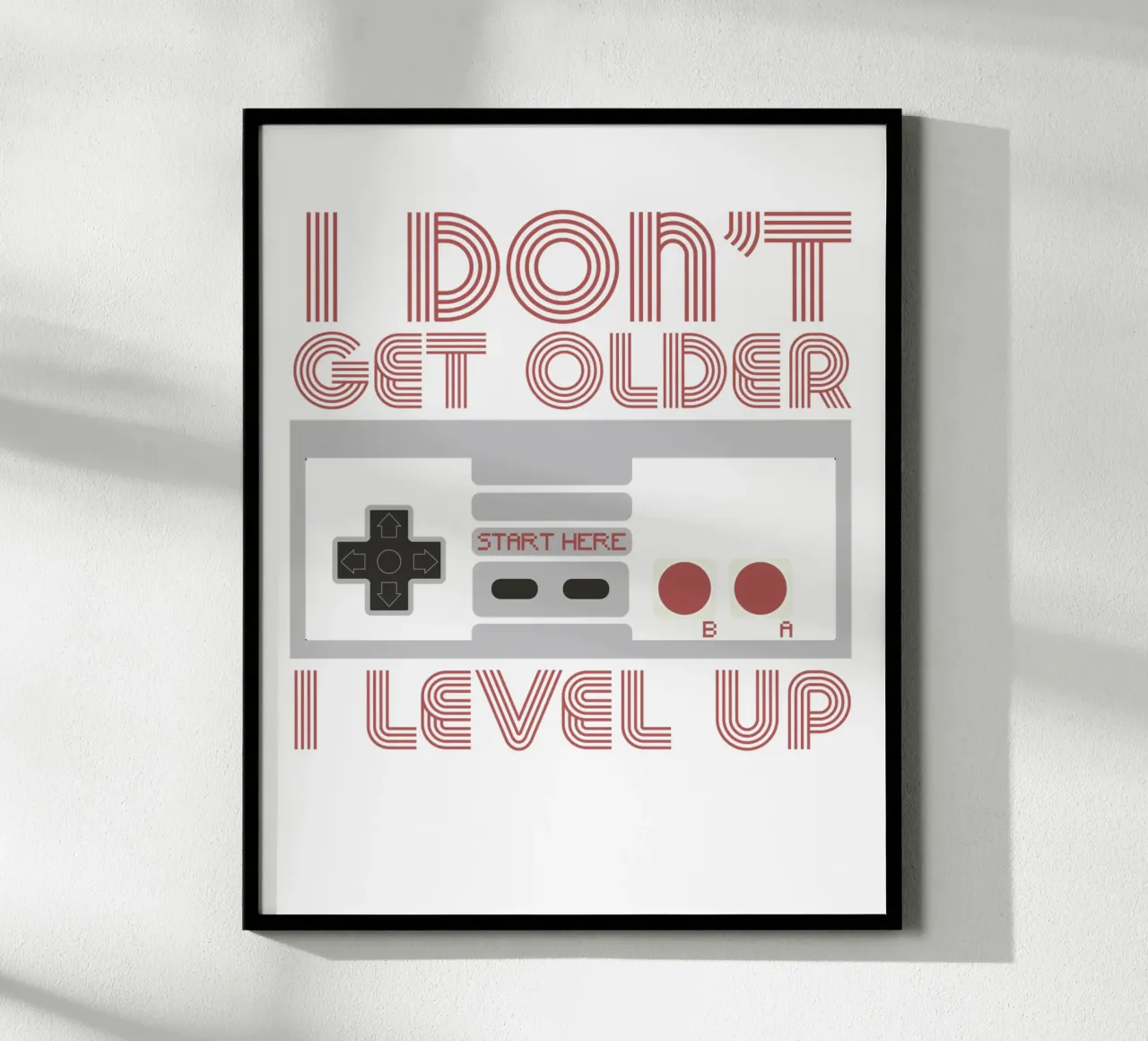 I don't get older, I level up carta hahnemühle da edsonramosart