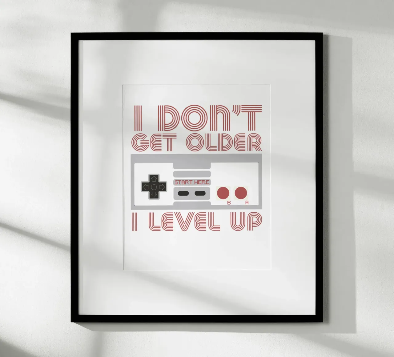 I don't get older, I level up carta hahnemühle da edsonramosart