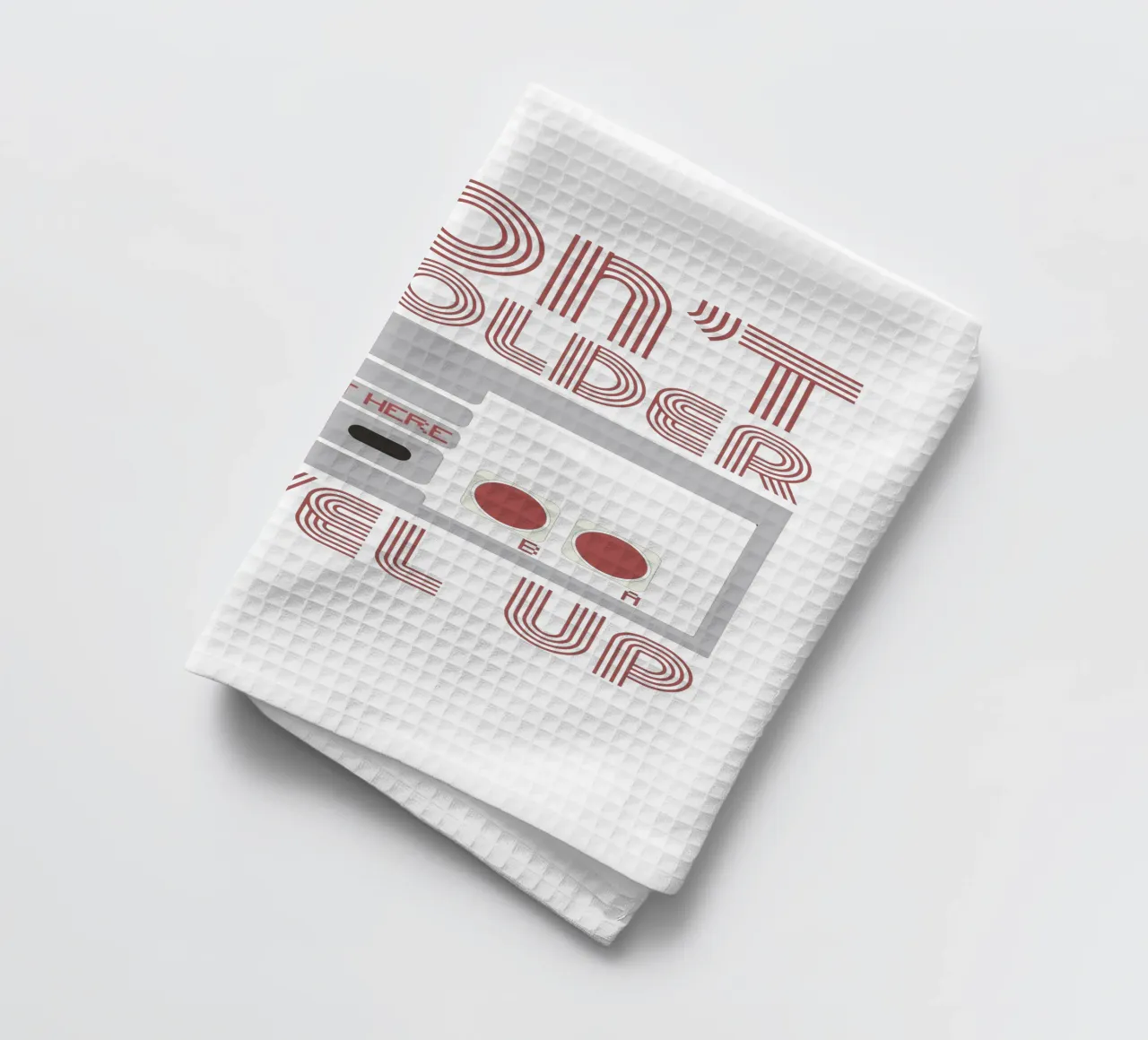 I don't get older, I level up canovaccio da cucina da edsonramosart