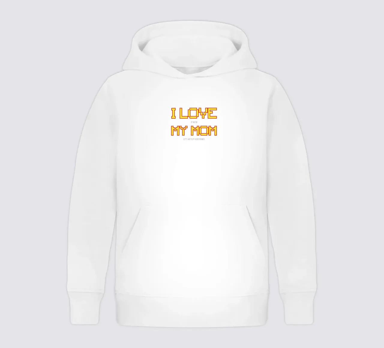 I LOVE IT WHEN MY MON LET'S ME PLAY VIDEO GAMES felpa bambino con cappuccio da edsonramosart