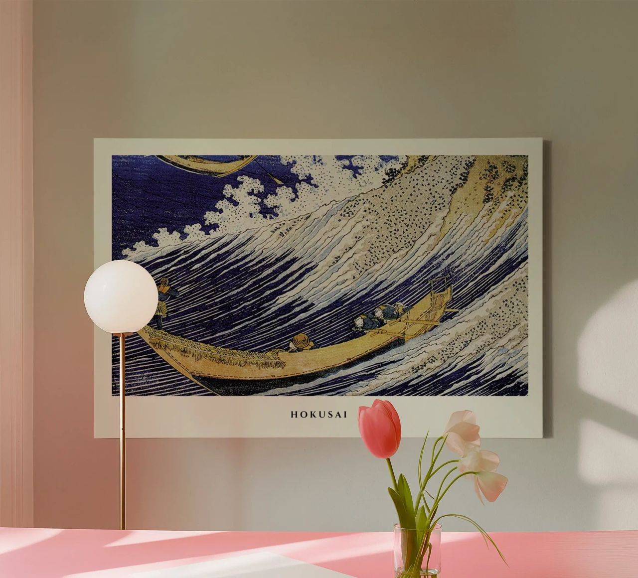 Hokusai - Chôshi in Shimôsa Province II toile de Vintage by JUNIQE